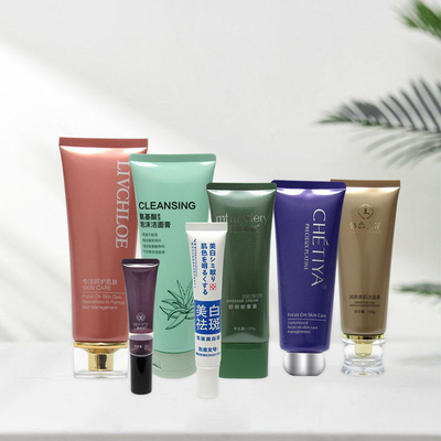 Printed Logo PE Cosmetic Hose Packing Hand Cream Cleanser Aluminum Plastic Tube