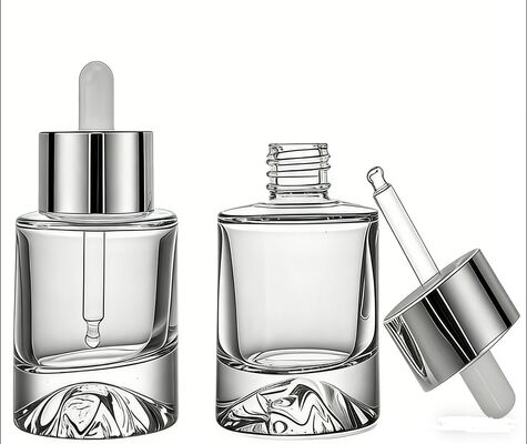 Glass Dropper Bottle glass container with rubber bulb dropper designed for controlled liquid dispensing in various applications