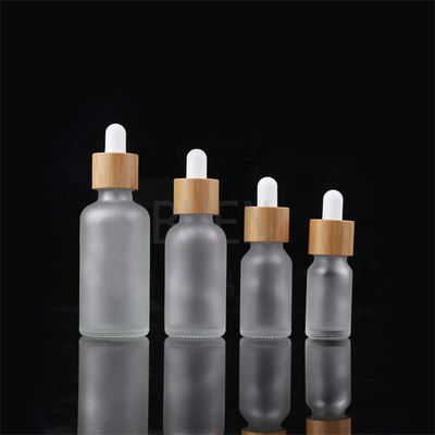 Durable Frosted Glass Dropper Bottles ,  Transprent Serum Glass Bottle