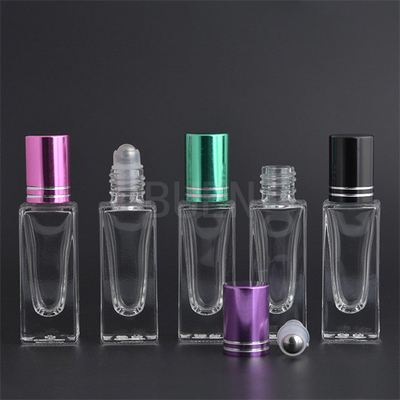 10 / 15 / 20 / 30 / 50ml Essential Oil Roller Bottles With PP / PE / Silicone Inner Plug