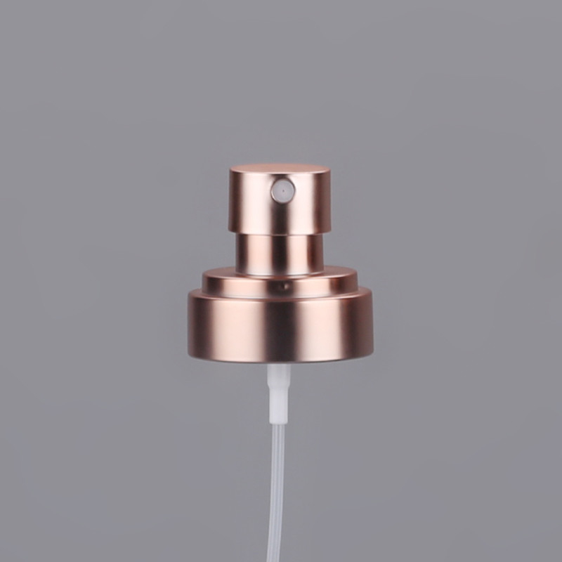 Push Type Non Spill Plastic Lotion Pump UV Coating For High End Market