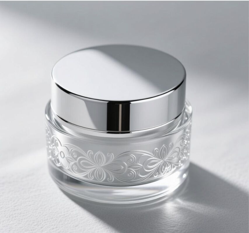 Glass Cosmetic Packaging Bottles Customized Printing for Skincare Creams Serums and Essential Oils Packaging Applications